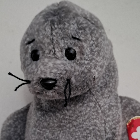 Ty Gray Seal Slippery Plush Toy - Picture 3 of 9